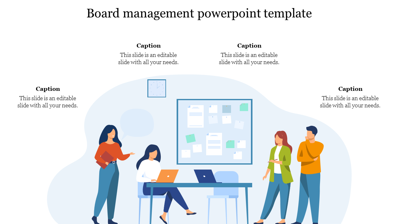 Board management powerpoint template